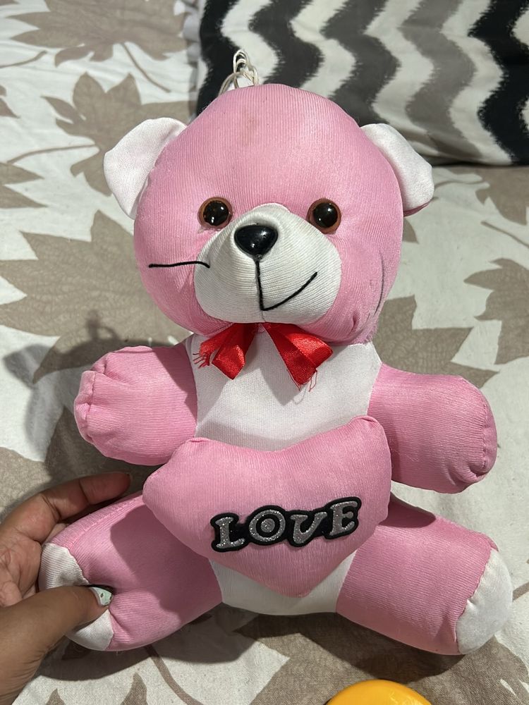 Pink Teady Bear Soft Toy