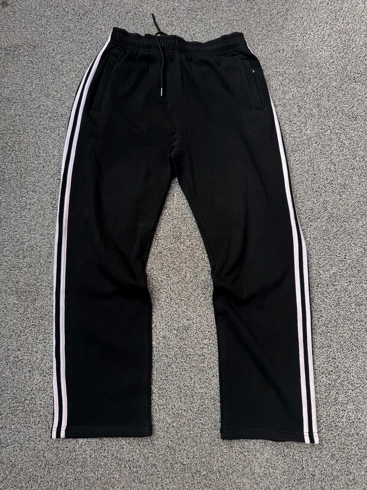 Striped Black Track Pants