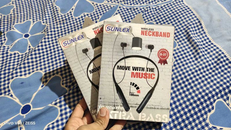 Sunlex Wireless Neckband Headphones