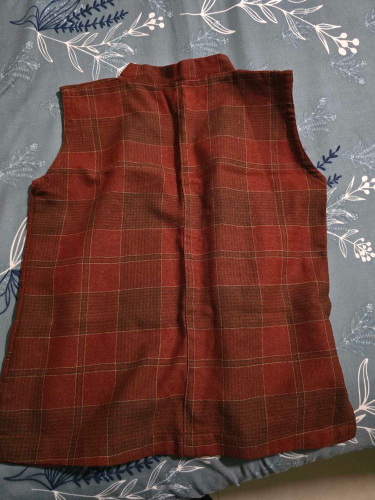 Maroon Jacket For Girls