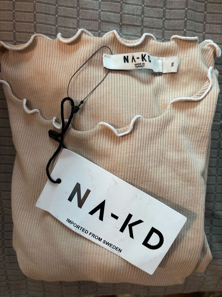 NA-KD Ribbed Top