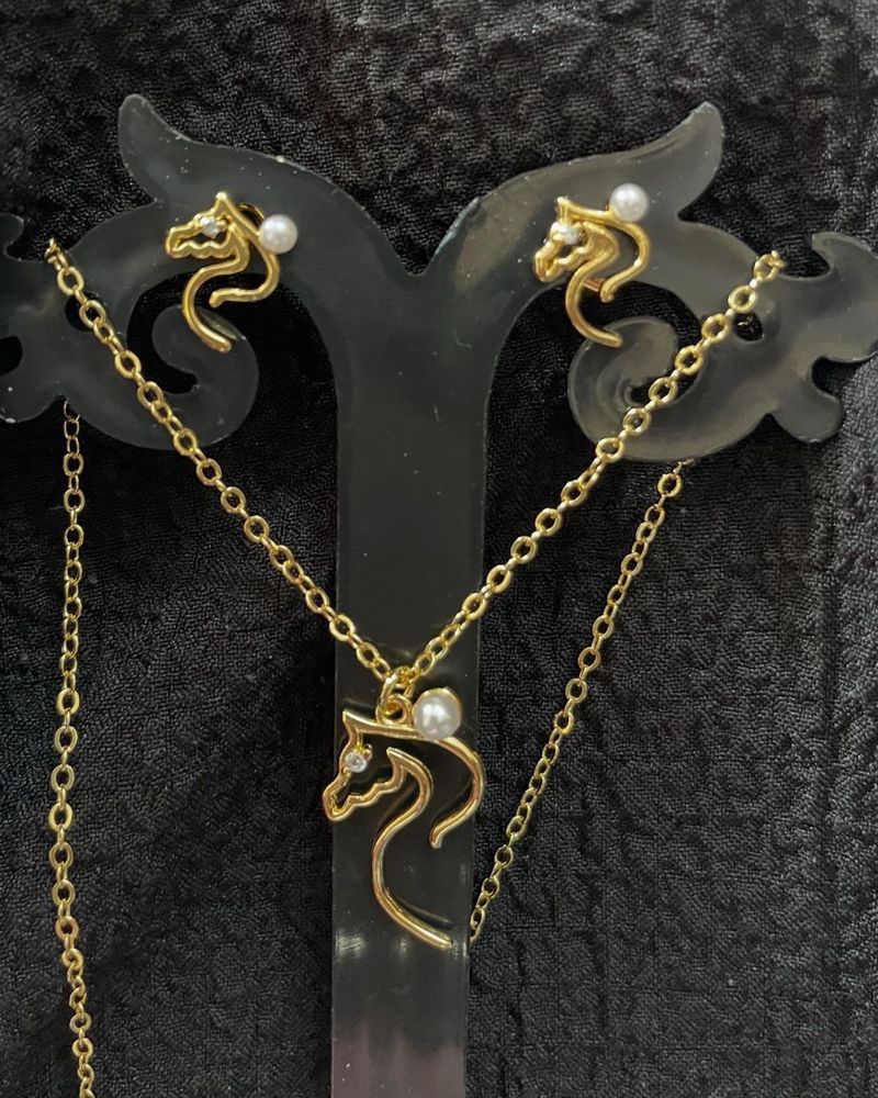 18k Gold Plated Brand Inspired set