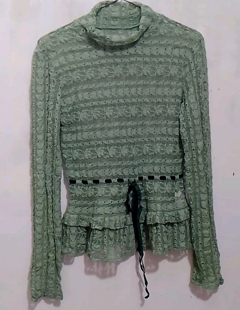 Net Crochet Top