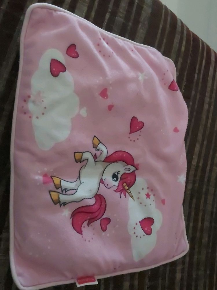 Babyhug Musturd Seed Pillow for Baby Head In Proper Shape