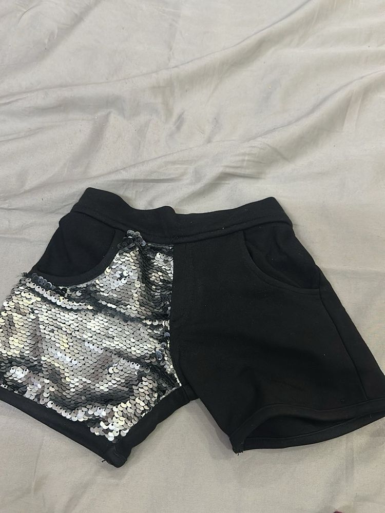 Sequin Shorts For Kids