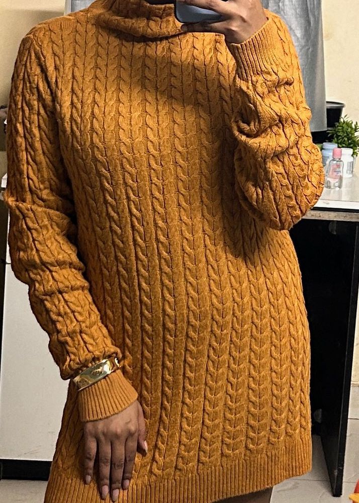 Cozy Knit Sweater Dress