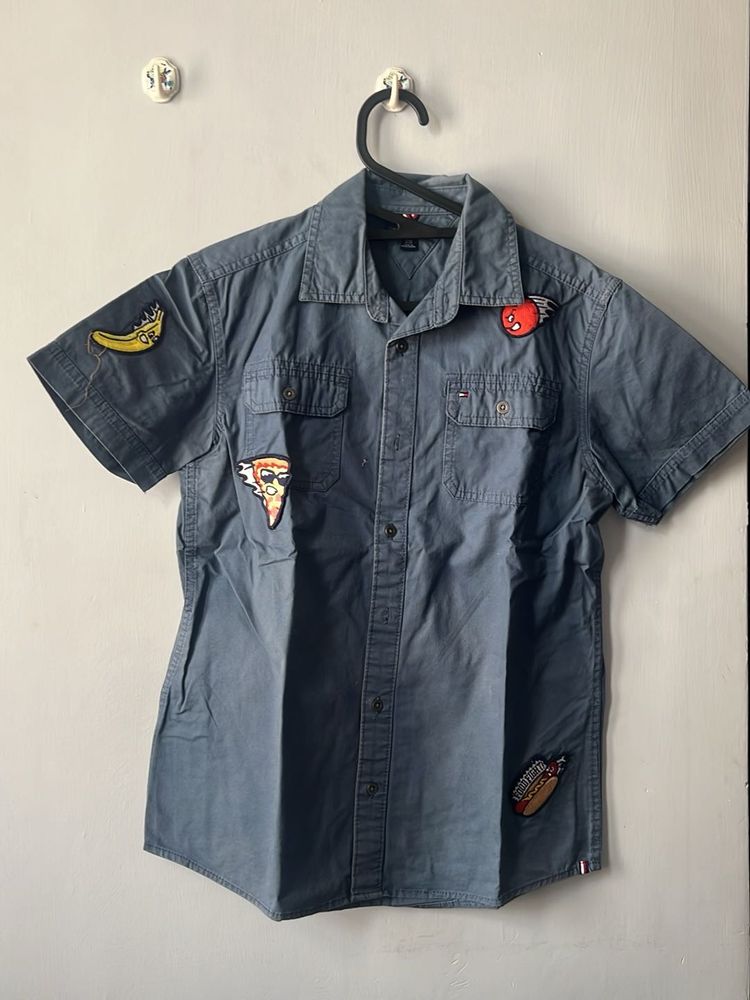 Tommy Hilfigher Half Sleeve Shirt Mens