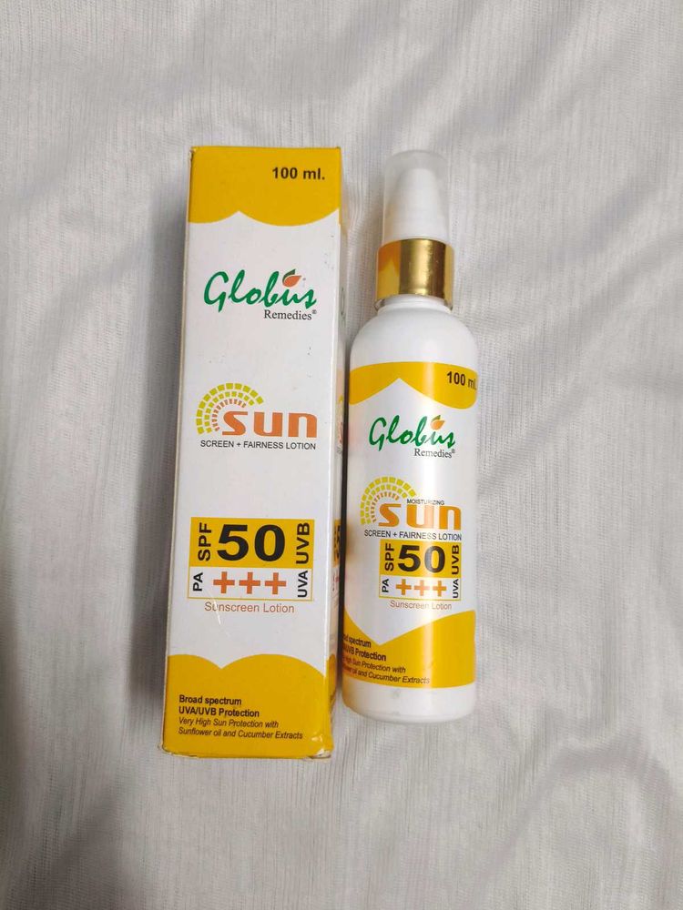 Globus Sunscreen 🧴