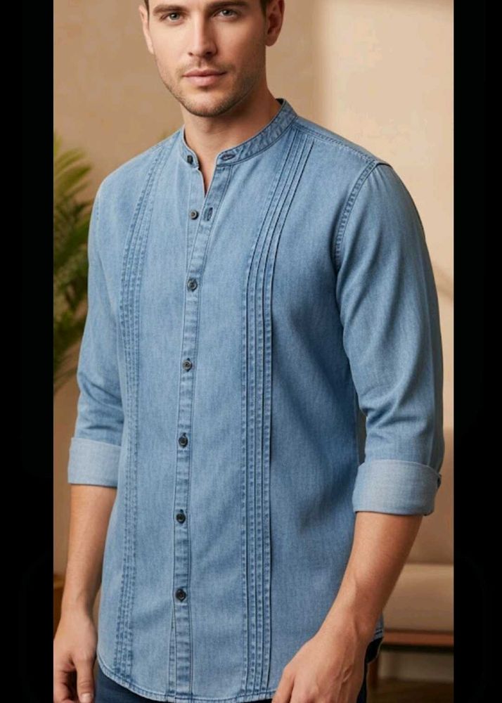 💎 PRICE REDUCED 🎆🎆🎆🎆Unisex Denim Look Shirt💎