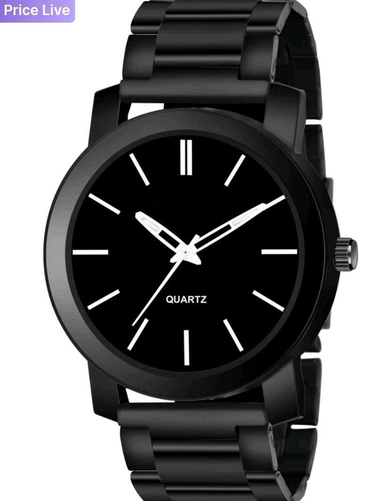 Black Stylish Watch For Men