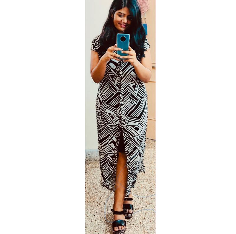 Chemistry brand shrug cum dress