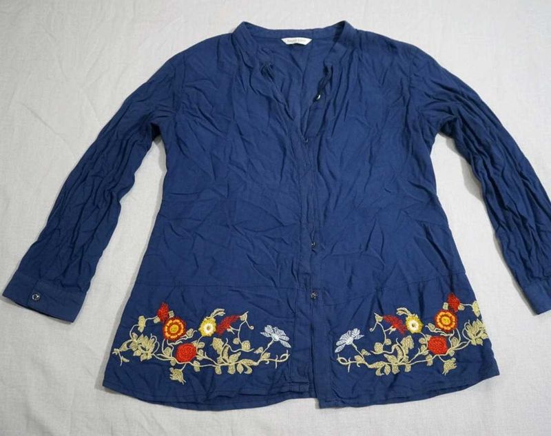 Floral Embroidered Top