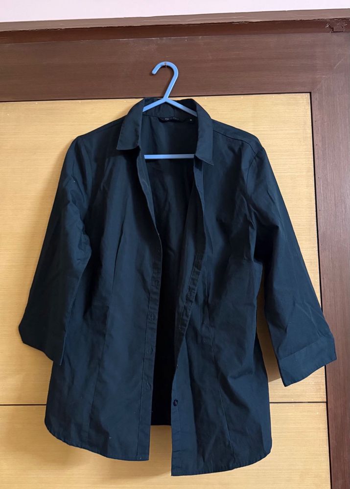 Westside Teal Shirt Formal Button up