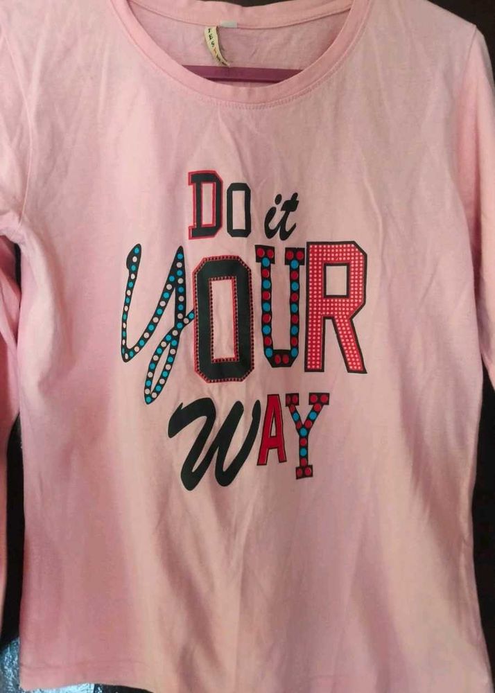 Pink &#39;Do It Your Way&#39; Long Sleeve
