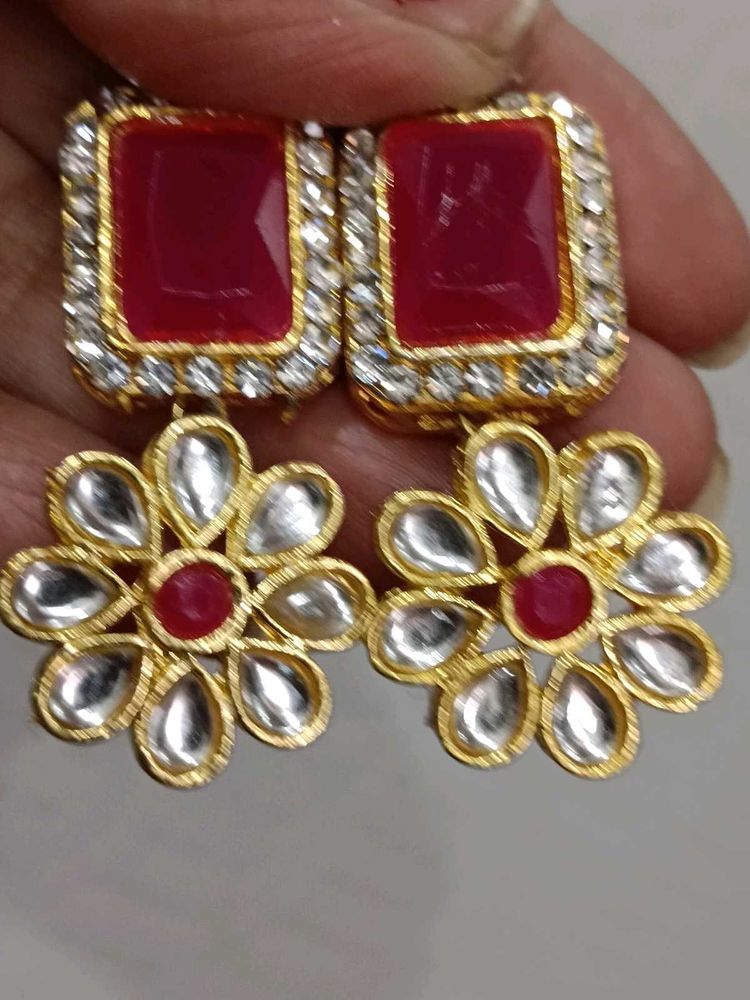Kundan AD Earrings