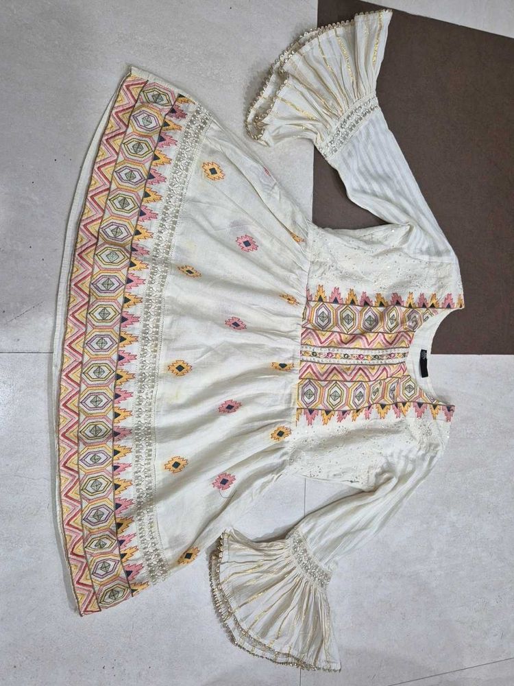Boho Embroidered Top