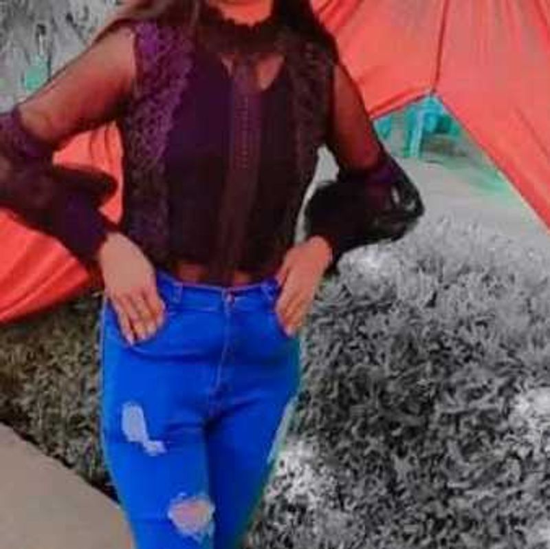 Black Party Wear Net Top