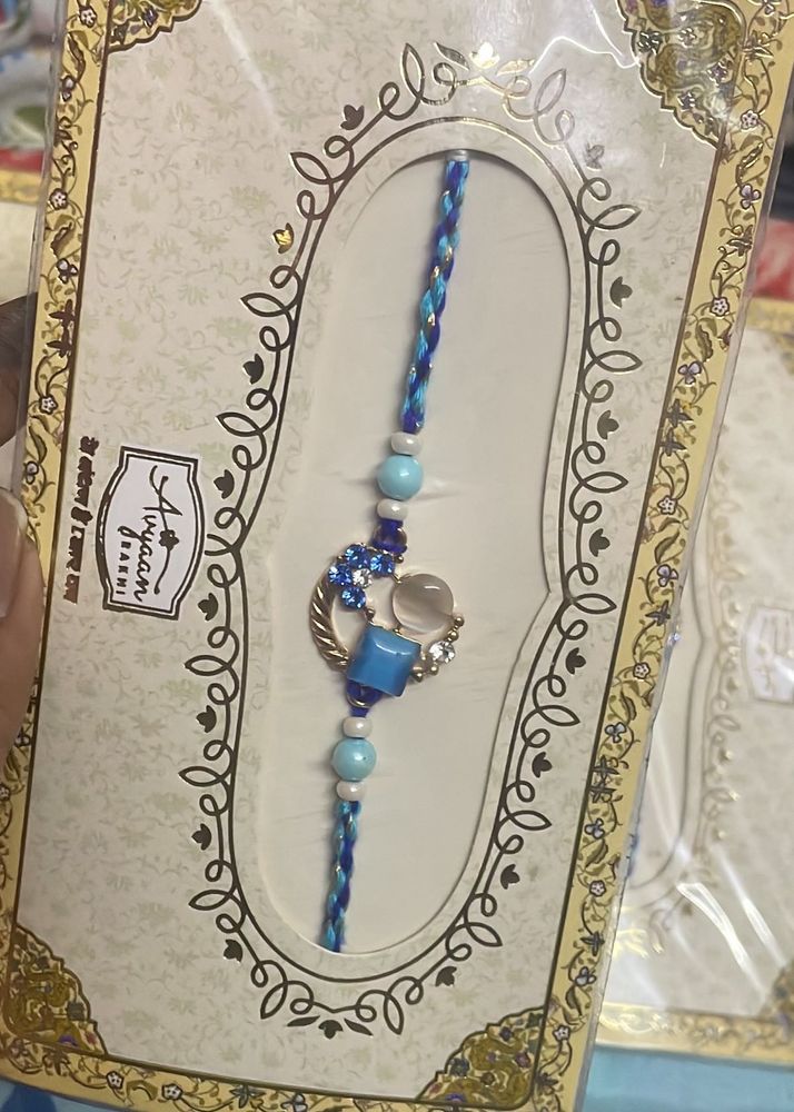 Elegant Blue Rakhi