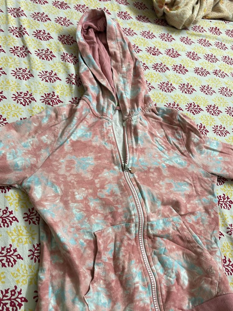 Jockey Girls Cotton Hoodie Jacket