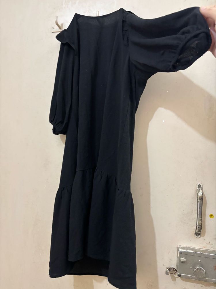 Black Tiered Dress