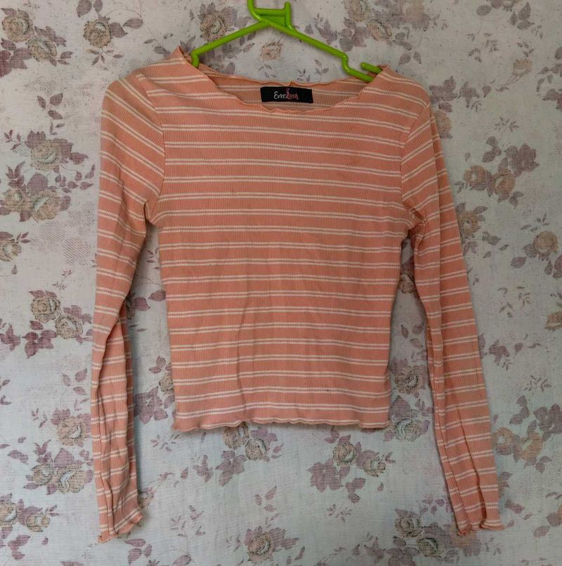 Striped Long Sleeve Top