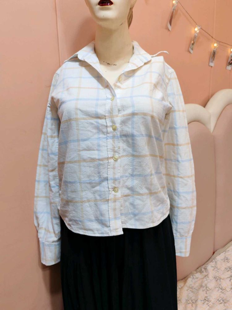 White Full Sleeves Shirt