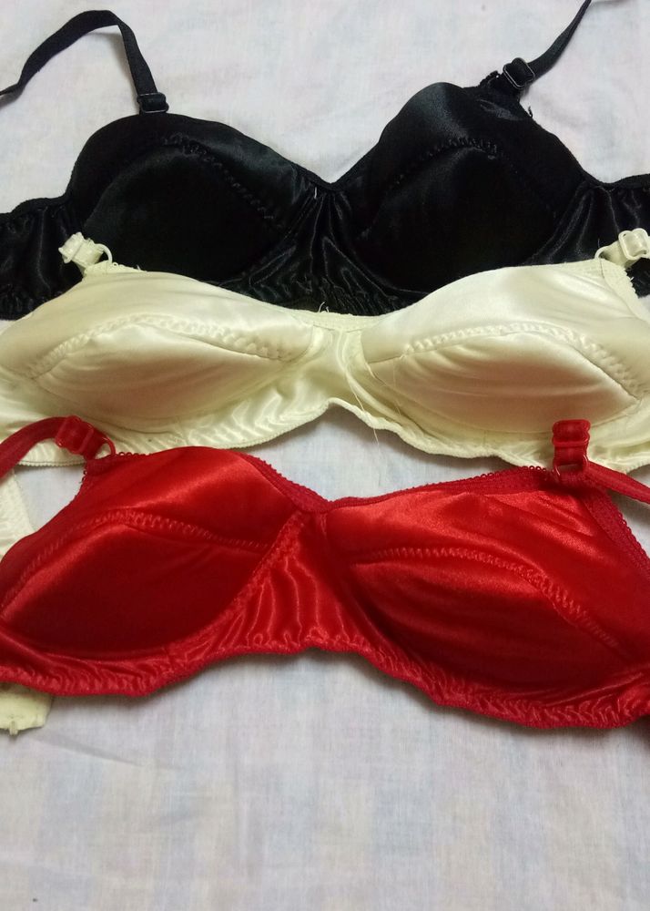 Combo of 3 women&#39;s brazier / bra soft padded cup