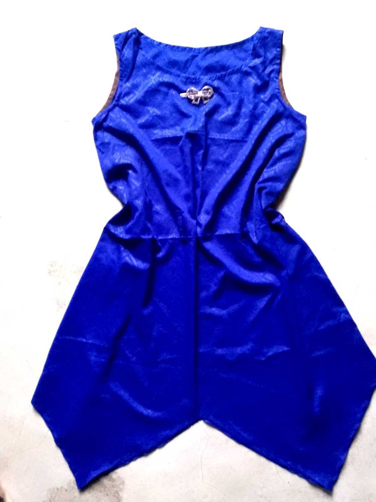 Royal Blue Sleeveless Dress