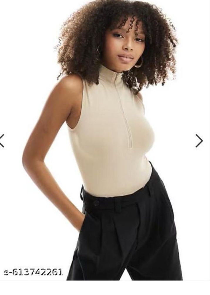 Sleeveless Neutral Tank Top