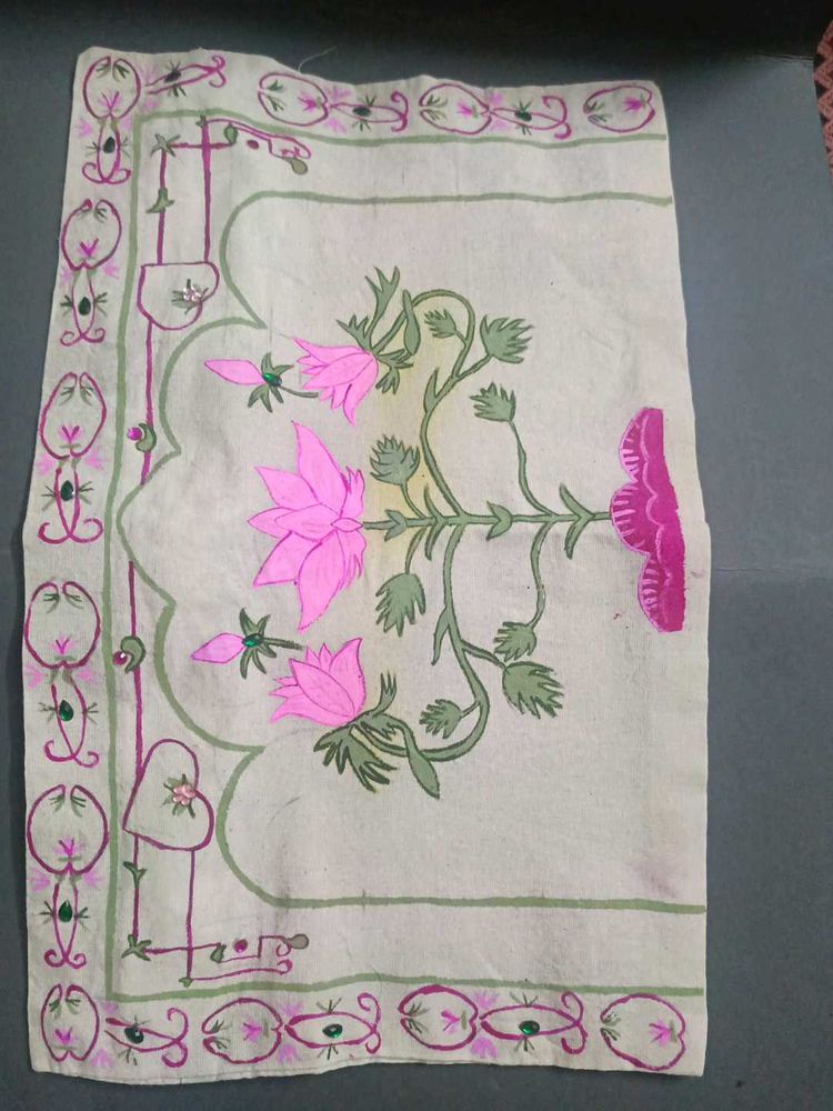 Handmade Embroidered Table Mat