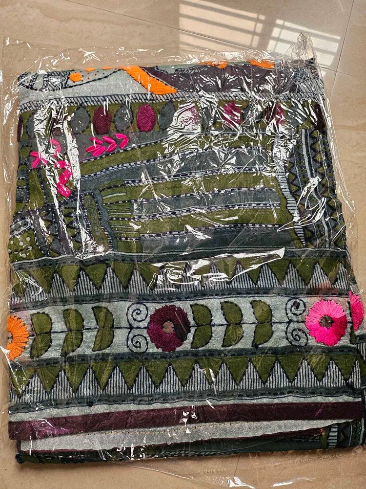 New Embroidered Phulkari Dupatta