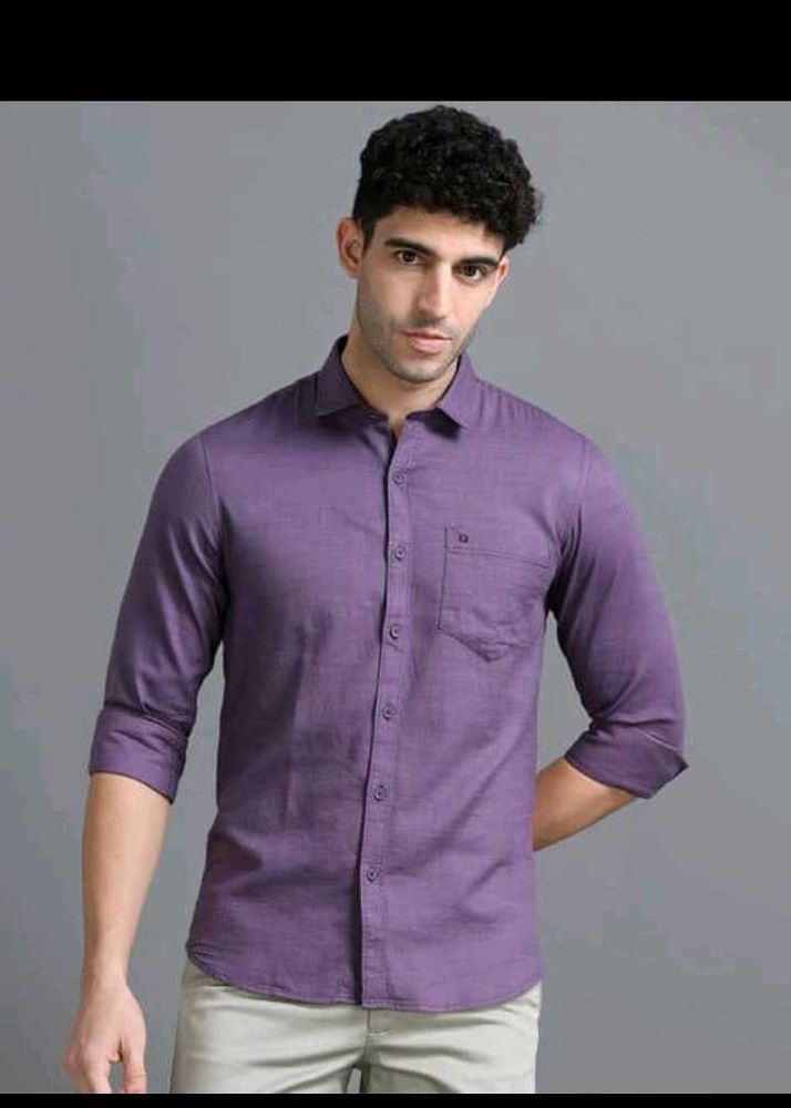 Solid Slim fit Shirt for mens