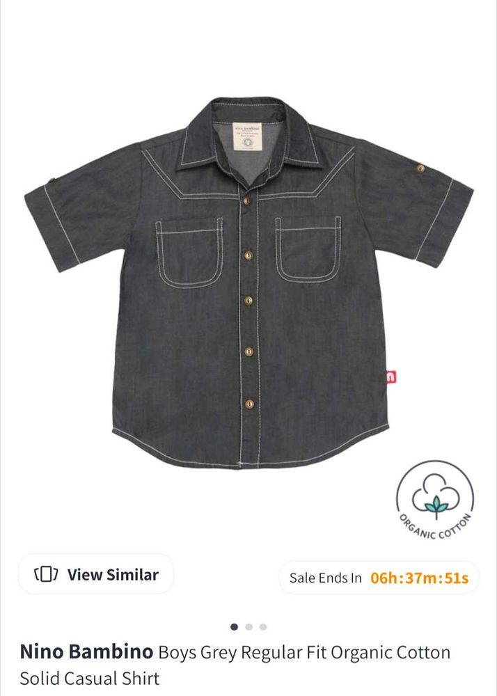 Shirt With Short For Kids