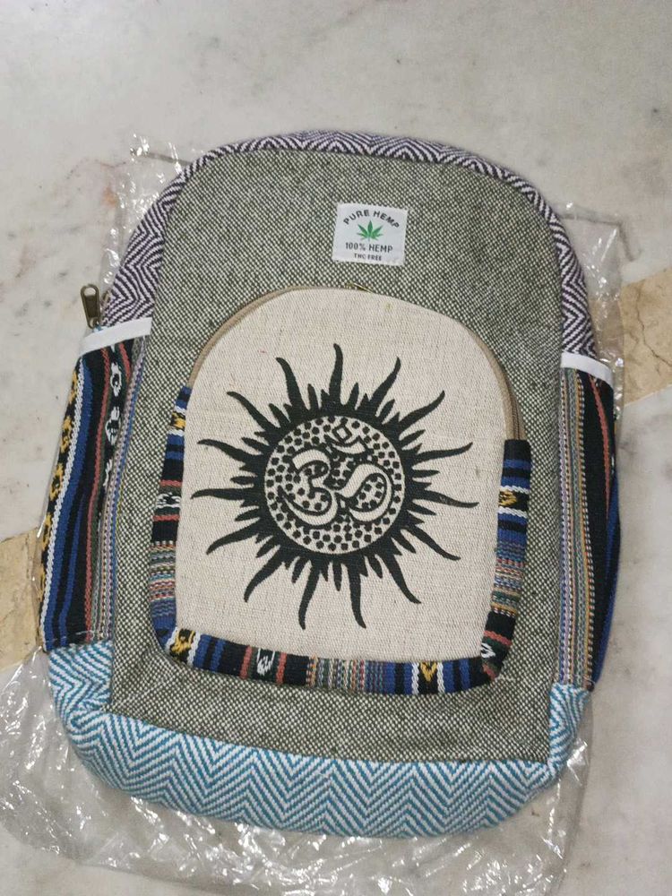 Hemp Bag pack For Office Traveling