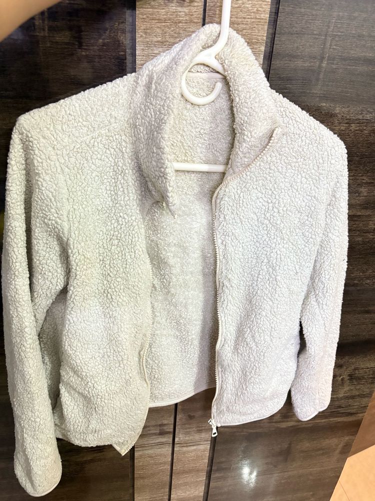 Cozy Cream Fleece Jacket