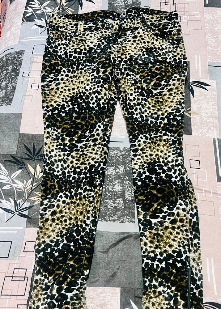 Cheetah Print Jeans