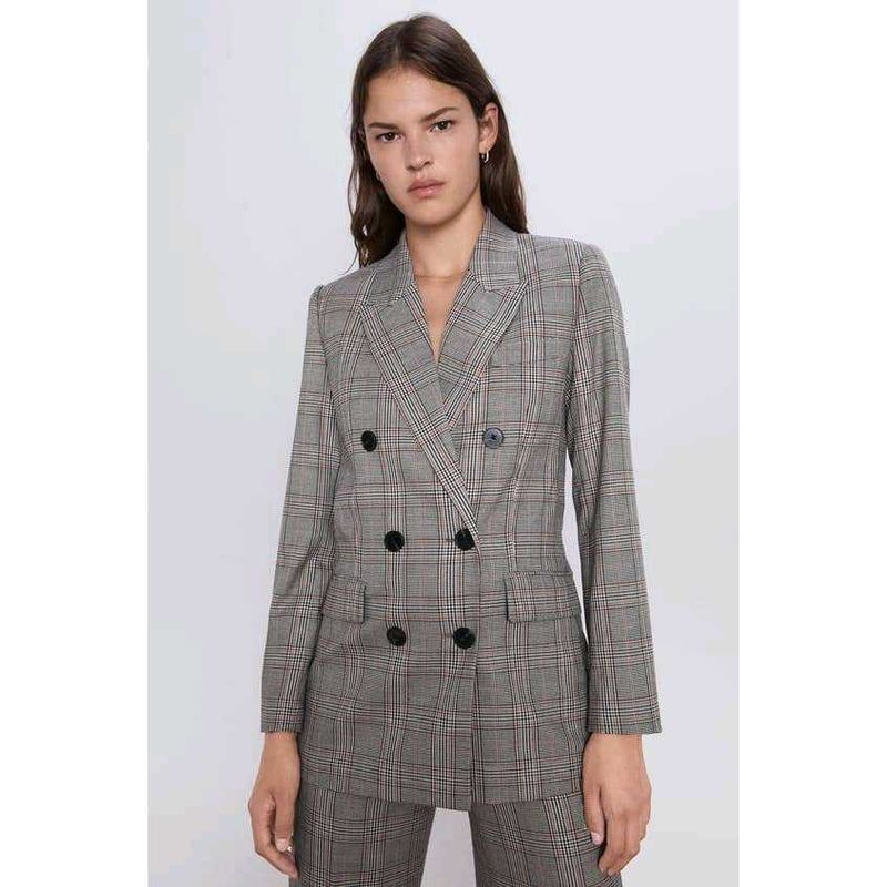 Zara Plaid Blazer