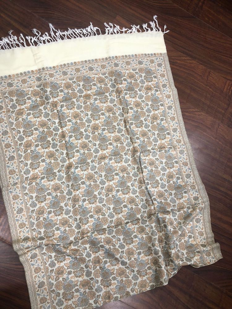Pure Pashmina Floral Pattern Shawl