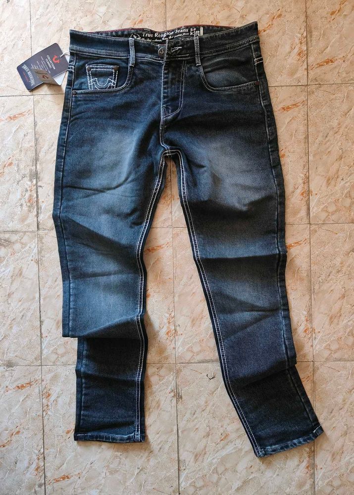 TR Denim Jeans (Navy Blue, Size 30)
