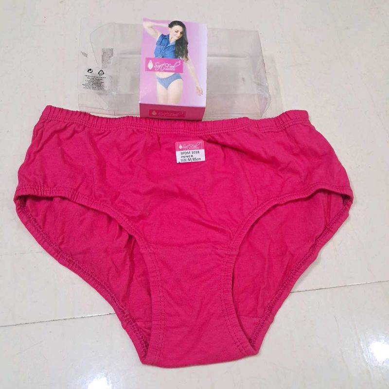 Soft Feel Cotton Panty For Women