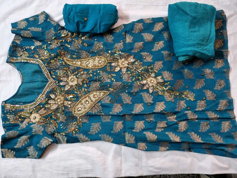 Chandari Silk Suit