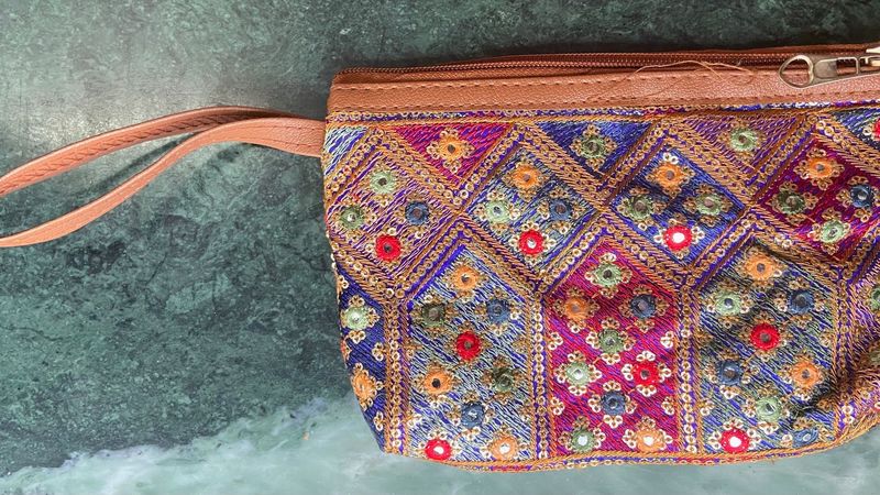 Embroidered Pouch