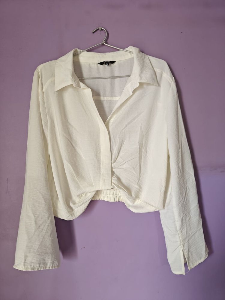 White Crop Top