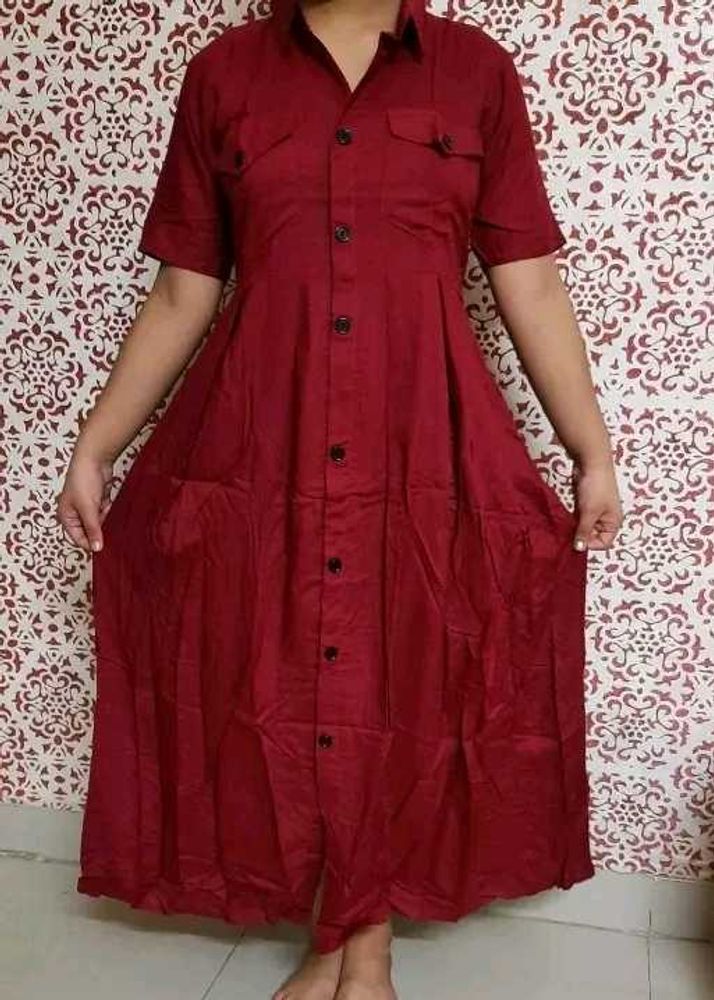 Womans Red Colour Dress👗