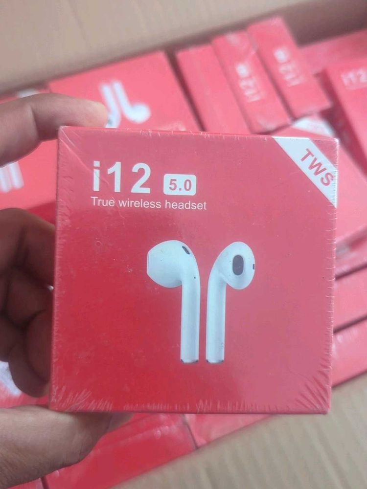 100 Pieces i12 Wireless Headset