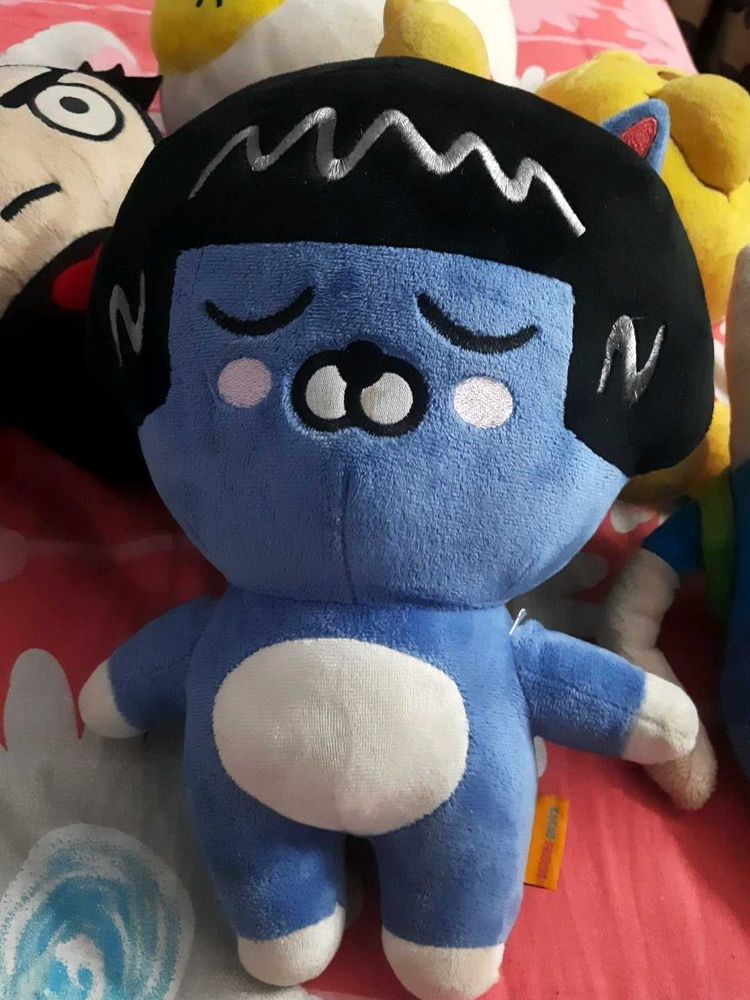 Cute Blue Plush Toy