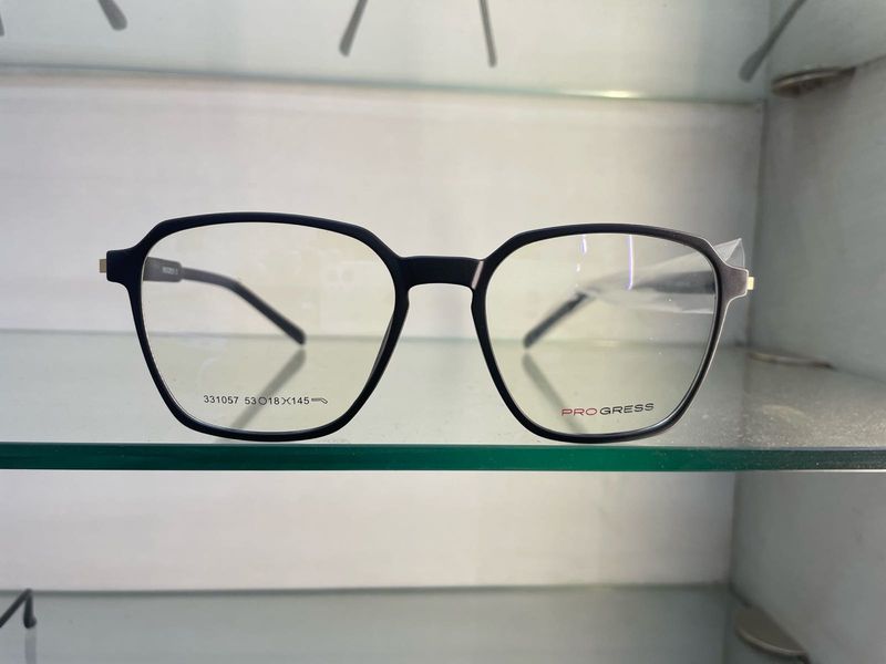 Progress Black Frame Glasses