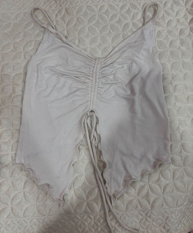 White Spaghetti Strap Top