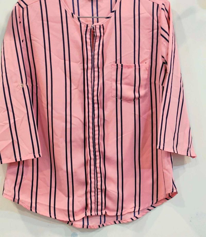 Striped Pink Top