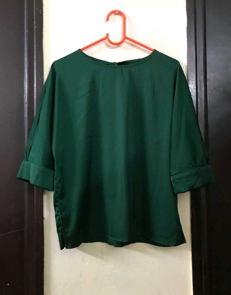Elegant Green Blouse Bust 38